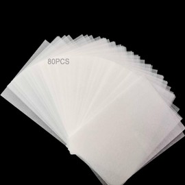 80 PCS Shrink Plastic Sheets, Shrinky Paper Sheet 20 x 14.5cm Heat Shrink Plastic Film Sheets Shrinky Art Paper Frosted Ruff n' Ready Sanded Shrinky Sheets for Kids Creative Craft Classroom Homemade