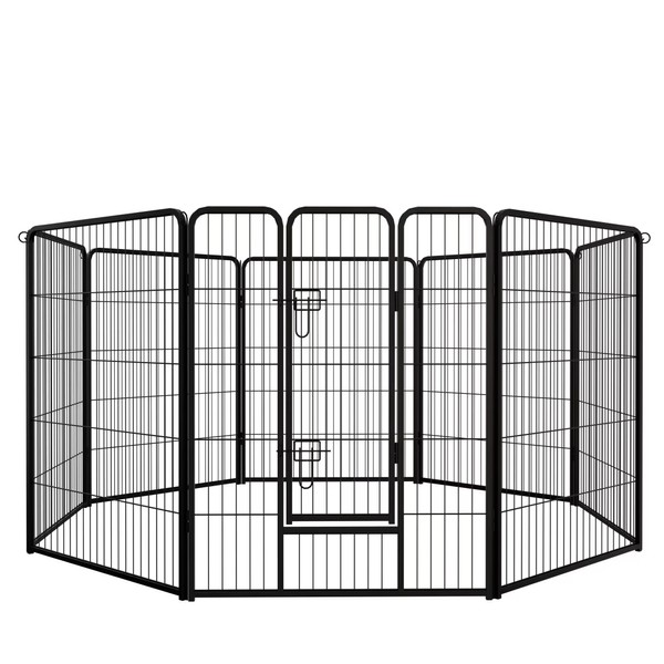 Dog Playpen - 40 Inch 8 Panel Foldable Exercise Dog