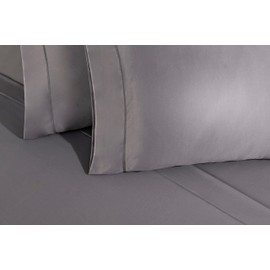Bedgear Dri-Tec Performance Pillowcase – King Set of 2 – Grey Pillow Cover – Moisture Wicking by Dri-Tec Technology – Breathable and Fitted Pillowcase