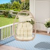 LKTART Egg Swing Chair Without Stand Foldable Hammock Chair with