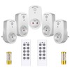 DEWIN Remote Control Sockets, Pack of 5, Smart Wireless Control,