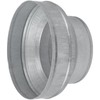VezoWorks 8" to 6" Inch Duct Pipe Adapter - Galvanized