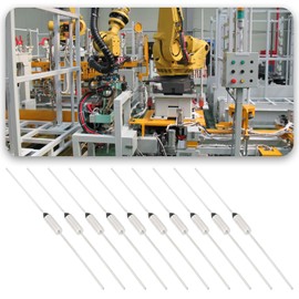 Create idea 10pcs DF152S Metal Temperature Thermal Fuse 152 °C 305.6 °F Cutoff Thermal Fuse 10A 250V for Motor Transformer Electric Industrial Home