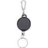 Llavero retráctil de acero inoxidable de 60 cm, cuerda de