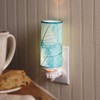 Eangee Home Design Cylinder Night Light Sea Blue Shade Made