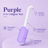 Whoobell 2-in-1 Aligner Remover Tool with Chew Pad, 2 Pack