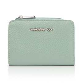 Mandarina Duck Ladies Soft Leather Travel Accessories Wallet Iceberg Green, Iceberg Green, Standard size