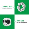 Racewill 4 Sets Trailer Hub Wheel Bearing Kit 25580/25520 LM67048/LM67010