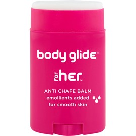Body Glide For Her Anti Chafe Balm | Chafing stick with added emollients | Great for dry, sensitive skin and/or sensitive areas | Use on chest, bra, butt, groin, arm, and thigh chafing | 1.5oz | BodyGlide