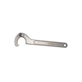 Joint Hook Wrench with Nose for Slot Nuts | 15-35 mm | CrV | Milk Pipe Wrench | WGB
