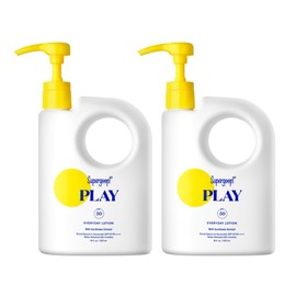 Supergoop! Supergoop! PLAY Everyday Lotion SPF 50 - Broad Spectrum Body & Face Sunscreen for Sensitive Skin - Great for Active Days - Fast Absorbing, Water & Sweat Resistant - 18 fl oz - 2 Pack