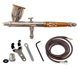 Paasche - Kit de alimentación por Gravedad de Doble acción, Este aerógrafo preciso y versátil es Ideal para rociar Pinturas a Base de Agua o disolventes utilizados para Pasatiempos, Manualidades,
