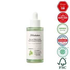 JMsolution ReLeaf Mild Acidic Wormwood Ampoule 50ml - JMsolution ReLeaf Mild Acidic