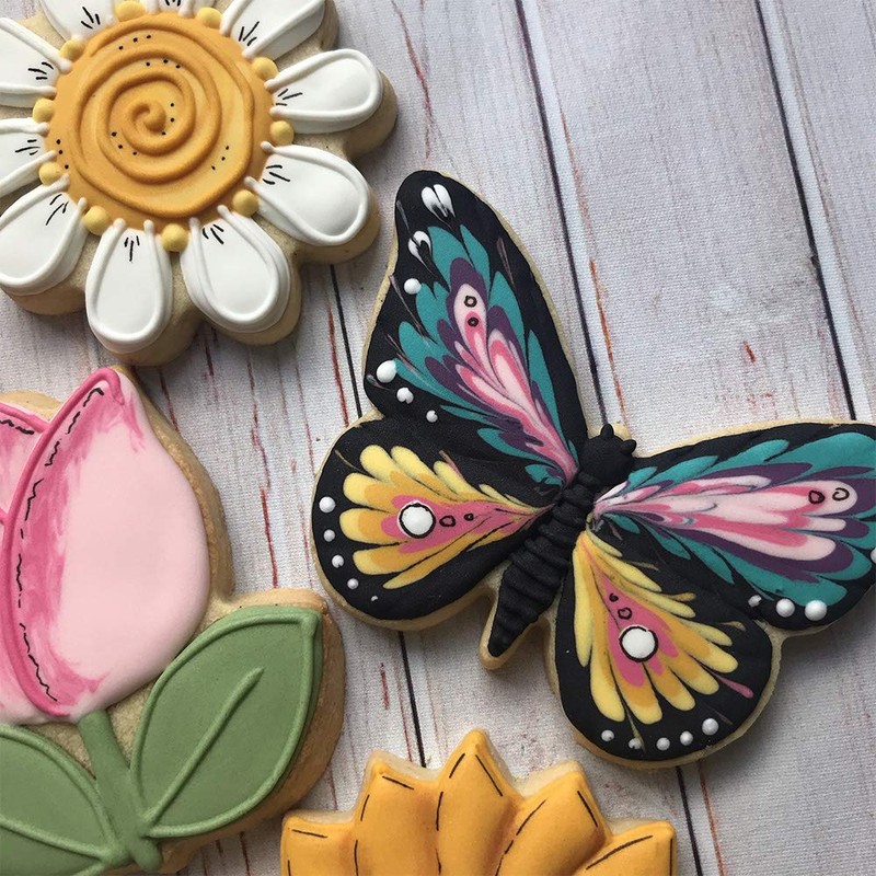 LILIAO Spring Butterfly Cookie Cutter - 4.5 x 3 inches