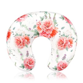 Pea Pod Nursing Pillow Cover Soft & Stretchy Removable Slipcover for Breastfeeding Pillows, Comfortable Nursing Pillow Case for Newborn, Snug Fit, Washable Feeding Pillow Slipcovers in Stylish Floral