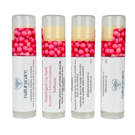Naturacare Handmade Bubblegum Lip Balm, 100% Natural, Plant-Based with Candelilla Wax & Vitamin E for Dry and Chapped Lips