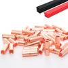SVAAR 40PCS 8 Gauge Non Insulated Butt Connectors 8 AWG