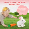 LAPUOTSP My Realistic Bunny Toy,Interactive Bunny Realistic Bunny - Jumping,