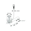 Tecuro Sink Outlet Sink Strainer Basket Valve 3 1/2 Inches