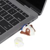 USB Flash Drive Cute Cartoon Black White Dots Face Dog