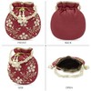 Aheli Maroon Potli Bags Gift for Women Evening Bag Clutch