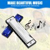 OFFCUP Harmonica, 10 Holes Harmonica, Chromatic Harmonica, Children's Harmonica, Beginner,