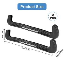 1 Pair of Ice Skate Protectors, Adjustable Blade Protectors, Figure Skating, Blade Protectors, Ice Hockey, Suitable for Children and Adults