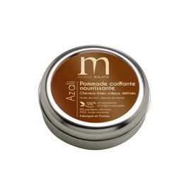 Ointment wax and nourishing curly, curly hair and frizzy mulato