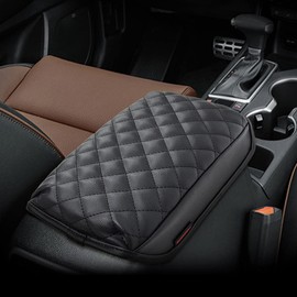 KMMOTORS Sportage(QL 2017-2022) Center Console Cover, Armrest Cushion, Console Protector, Sportage Accessories (Sportage QL 2017-2022, Black)