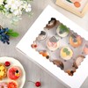 Sivaopa 6 Set Cupcake Boxes Hold 12 Standard Cupcakes, Food