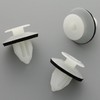 VVO Fasteners- White Plastic Side Skirt, Sill Moulding Cover Trim