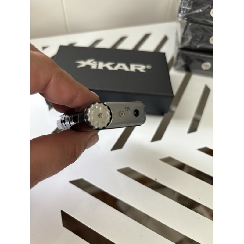 Xikar Black Mayflower Butane Cigar Windproof Refillable Lighter