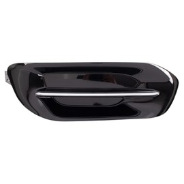 TRQ Front Left Fog Light Hole Cover Black Drivers Side Compatible with 2013-2014 Dodge Dart CH1038142 CH1038201