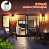 2-Pack Outdoor Lights for House, Waterproof Bronze Exterior Light Fixtures