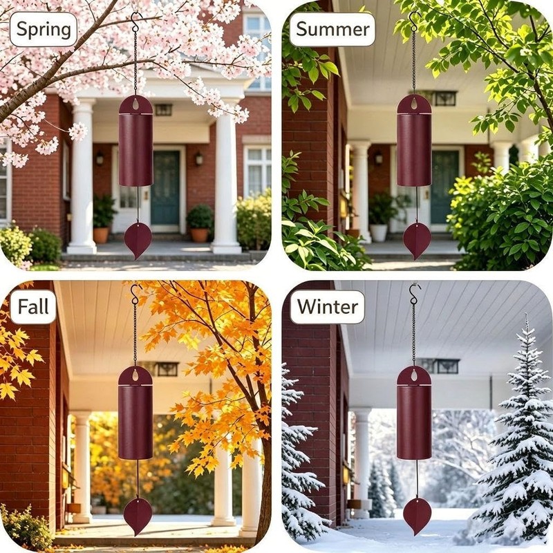 Large Deep Tone Wind Chimes for Outside, Metal Wind Bell