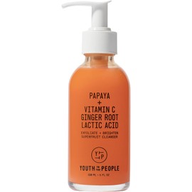 Youth To The People Limpiador Facial Exfoliante Suave Superfruit (145 Ml), Gel De Ducha Con Papaya Y Vitamina C, Exfolia E Ilumina, Piel Radiante Y Luminosa, Aroma Energizante, Vegano