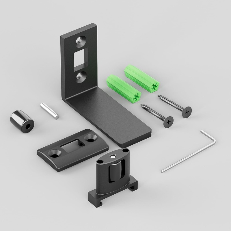 AONAYIOA Wall/Door Adjustable Floor Rails, Sliding Door Sliding Door Floor