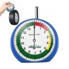Tread depth gauge for tyres, tyre tread gauge with measuring