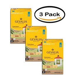 PACK OF 3 - Gevalia Colombian Coffee K-Cup Pods 12 ct Box