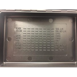 Genuine 12V/24V 10-way Waterproof Hinged Junction Box For 7 or 8 Core Cable, Trailer, Caravan, Horsebox Etc Blade Terminals (Replaces Britax) MP2985B MAYPOLE