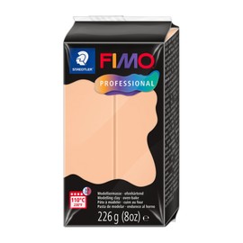 STAEDTLER Polymer Modelling Clay - FIMO Professional - Oven Bake Clay - Cameo, 226g - 1 Block, 8042-435