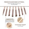 MSQ 8 Stück Lidschatten Make-Up Pinsel Set,Augen Make up Pinsel