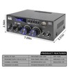 Joengoep BT-398A Stereo Audio Amplifier, Receiver for Speakers Max 900W,