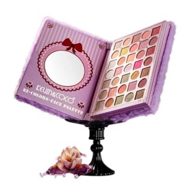 Kit de Maquillaje Profesional 82 Colores con Espejo – Paleta Todo en Uno de Sombras, Rubores, Contornos e Iluminadores – Estuche de Maquillaje Complet