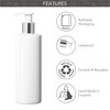 500ml Dispenser Pump Bottle White PET Plastic Bottle Silver/White Lotion