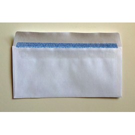 CMS 1500 Self-Seal Window Envelopes for Claim Forms (No. 10-1/2) 4-1/2" x 9-1/2", White with Inside Security Tint - 50 ENVELOPES