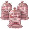 L7HWDP 3 PCS 56”x36” Jumbo present Bag Parties Horizontal Stripe
