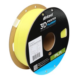 INLAND Micro Center PLA 3D Printing Filament 1.75mm - Glow in The Dark Gold PLA 3D Printer Filament, Dimensional Accuracy +/- 0.03mm - 1kg Cardboard Spool (2.2 lbs) – FDM/FFF Printers