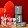 100 PCS Valentine's Day Treat Bags, 4 Styles Heart Lovers
