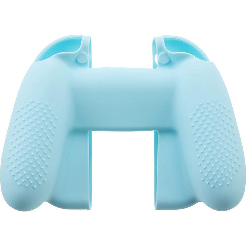 CYBER ・ シリコンカバー ( SWITCH Joy-Con グリップ 用) ライトブルー -